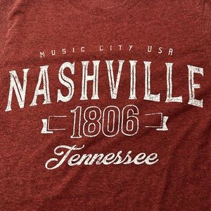 3/$10 Delta Soft T-Shirt S Nashville Heather Red